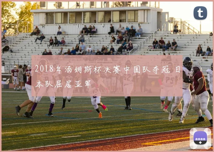 2018年汤姆斯杯决赛中国队夺冠 日本队屈居亚军